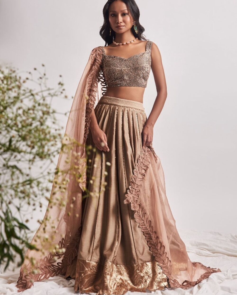 Ruhani Resham Lehenga Set